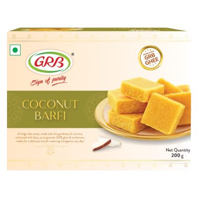 GRB Coconut Barfi 200 g