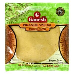 Ganesh Bikaneri Special Moong Lentil Chips Papad 200 g